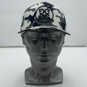 G/Fore Golf Cap Black and White Camo SnapBack